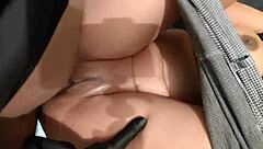 In this homemade scene a juicy curvy asian girl with shaved pussy gets passionate missionary fucking and creampie on bed