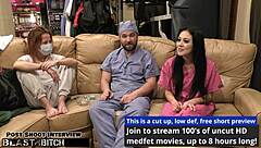 blaire celeste feels intense pleasure as her shaved pussy fills with cum