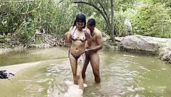 hey, why is my boyfriend fucking me by the river with this tantaly sex doll?