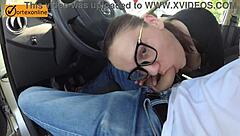 i uh love ridin that big ass in outdoor car sex with russian amateur milf