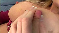 Hey, check out this hot blonde 18+ girl Michelle B getting wild with anal fingering, riding monster cock in cowgirl, doggystyle pounding, and deepthroat blowjob