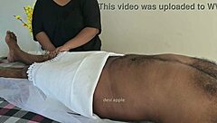 Intense Oiled Fantasy Massage With Indian Beauty
