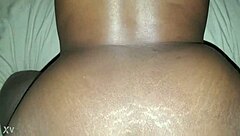 Horny brunette takes massive black cock doggystyle until wet pussy gets creampie finish.