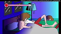 Playful Comedy On The Sofa Scene