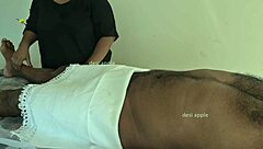 Intense Oiled Fantasy Massage With Indian Beauty