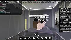 white slut got fucked by bbc in roblox