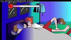 Playful Comedy On The Sofa Scene