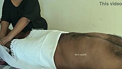 Intense Oiled Fantasy Massage With Indian Beauty