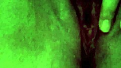 Swollen lips after intense pounding and creamy finish