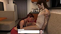 Redhead Babe Rides Hard For Shaved Pussy Creampie In Wild Christmas Action!