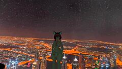 muscular mommy passionately rails her girlfriend with intense futa action in steamy bedroom encounter touching pussy