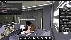 white slut got fucked by bbc in roblox