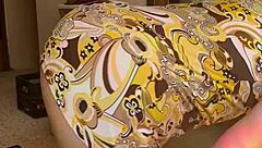 Joan day wears see through tights and flaunts curvy body