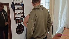 Blonde tattooed wife swallows cum.