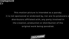 i can't believe jade kush as chun li takes two big cocks in this wild street fighter parody