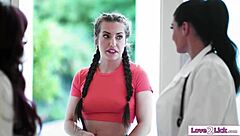 Petite 18+ Neighbor Craves Intense Pussy Licking From Milf Doctor In Hospital