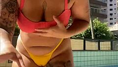 Ruiva Rabuda Da Buceta Inchada Fazendo Live!