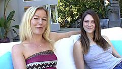 milf cougar licks wet pussy in amateur girl on girl cunilingus session