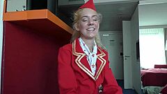 Oh wow, can you handle this monster black cock creampie in your skinny ass, pretty stewardess Monique Woods?