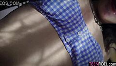 Luxe La Fox chokes on extreme deepthroat gagging cock