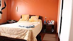 real hidden camera captures beautiful woman getting excited and touching herself in private moment