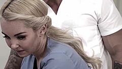 i got tricked by masseuse and her husband into fucking during teen massage session