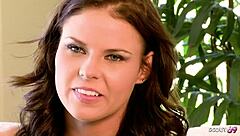 Sweet Small Ass and Tits 18+ Taylor Russo Seduces Older Guy to Fuck at Massage Parlour