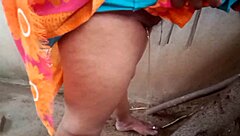 oh damn housewife flashes massive tits in rustic village home show!