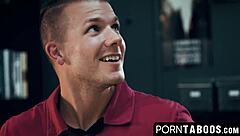 Small tits teacher Christy Love pounded by hung student