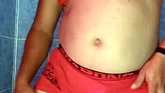 Oh wow, modeling this satin panty feels so sexy and smooth!