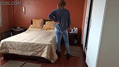 real hidden camera captures beautiful woman getting excited and touching herself in private moment