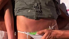 milf lea lazur handles multiple cocks in sunny heat