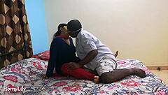 Indian milf gives closeup blowjob and mouth fuck with cum inside