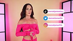 Wow! Trying On Love Heart Print Lingerie Set Now!