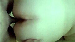 wife sucks and gets fucked doggy with a pussy full of cum