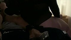 Double domme sissified bound milked and fed my own cum in femdom humiliation gangbang