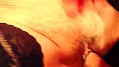 She spreads her legs wide as he fucks her deeply in homemade milf action