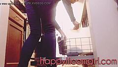 Huge Tall Giantess Ignores You While Cleaning Kitchen In Clothed Domination Webcam Voyeur Recording