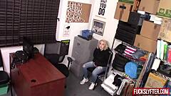 ohh skylar vox in that stripsearch scene at work with her big tits chubby body...