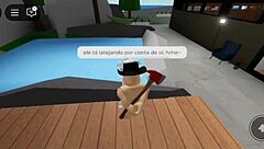 Hey, fodendo uma vadia fofa milionária na mansão dela - brookhaven!