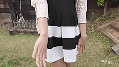 Seductive Japanese Beauty Maki Hojo Enjoys Virtual Date And Blowjob