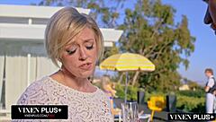 Vixenplus Cock Hungry Socialite Dee Fucks Server At House Party With Blowjob Facial