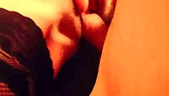 She spreads her legs wide as he fucks her deeply in homemade milf action