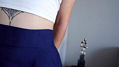 babe in stockings rides fast in quickie with friend