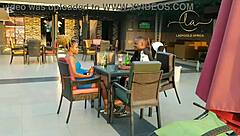 Intense Ebony Sex Goddess Meets Naija Pornstar for Exclusive Bar Fun Maximum Thrills