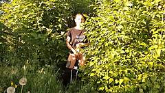 I felt such intense pleasure from risky public masturbation in nature, reaching girls fly orgasm outdoors.