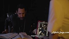 Teaching prayers while ass fucking her tight teen virgin butt in taboo anal instruction full movie with Penelope Kay