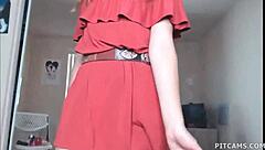 Hot Chinese girl enjoys dildo play in her intimate area on webcam