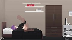 Passive girl with big natural tits takes cock in all holes