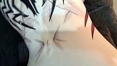 petite latina teen in spidergwen costume tempts with tight pussy for homemade big cock ride